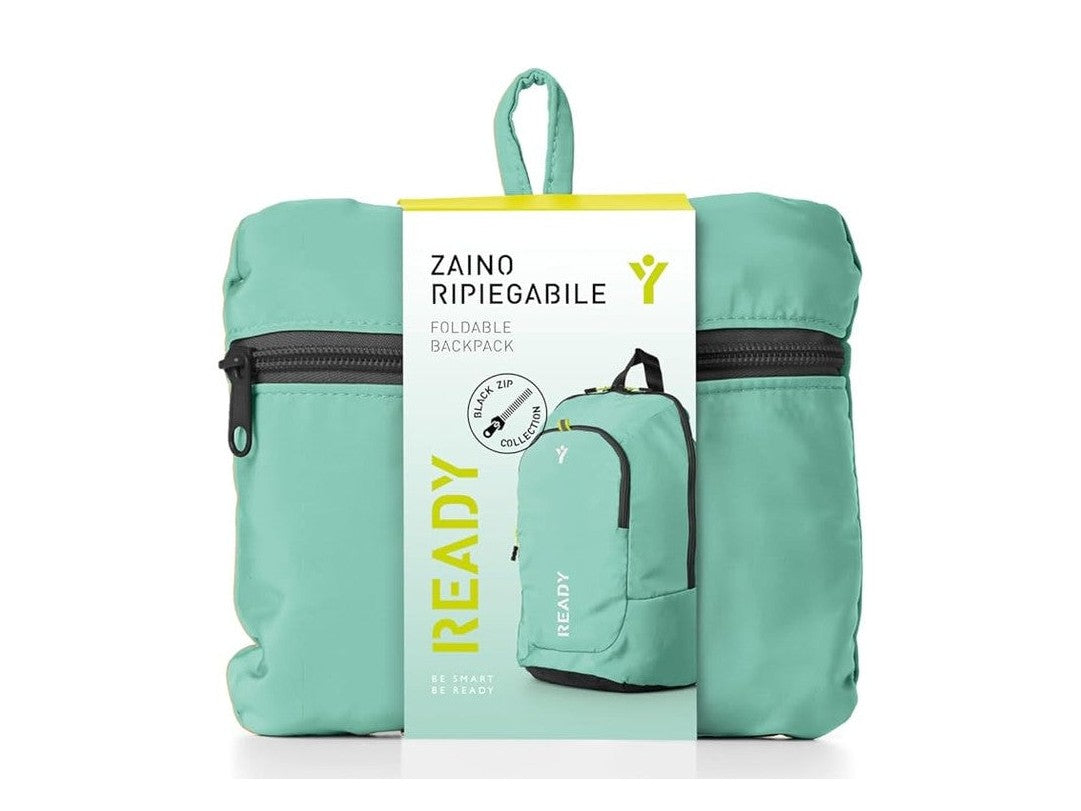 ZAINO RIPIEGABILE VERDE ACQUA