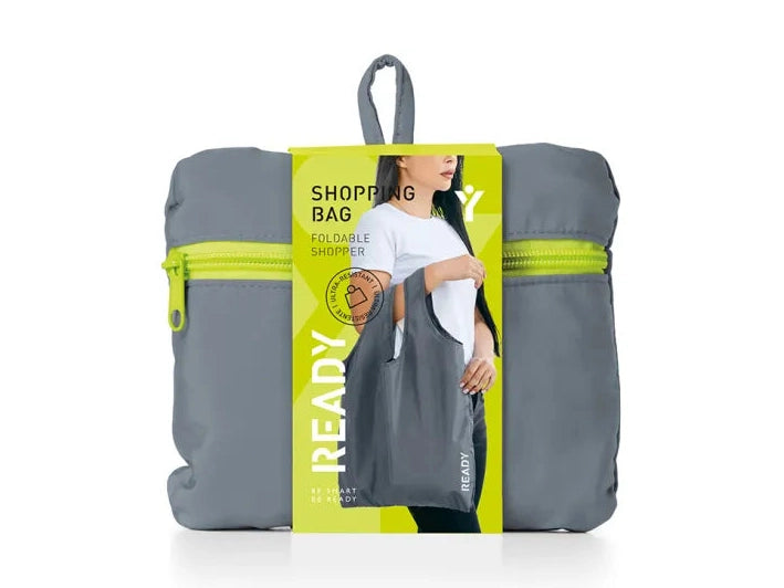 SHOPPING BAG RIPIEGABILE GRIGIA