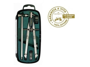 Compasso balustrone Faber Castell 5 pz con prolunga