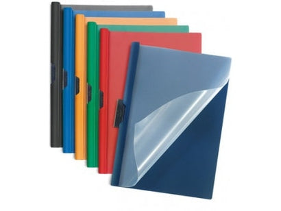 CARTELLETTE CON CLIP LATERALE DORSO 5MM FORMATO A4