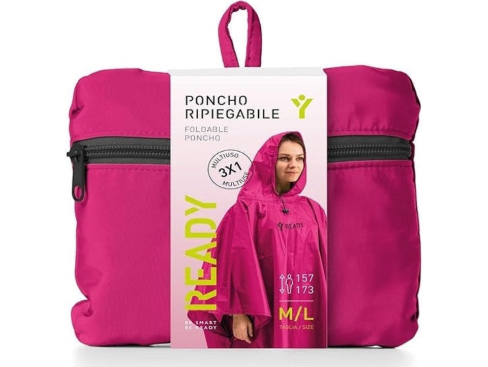PONCHO ANTIPIOGGIA FUCSIA