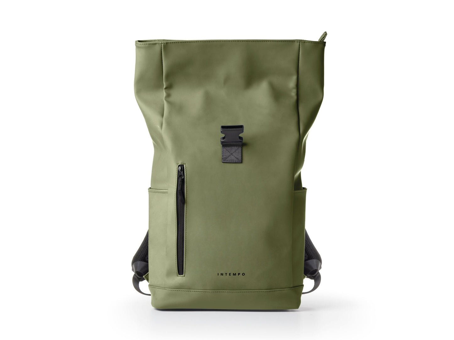 INTEMPO ZAINO ROLL-TOP DROP IN GOMMA ANTIPIOGGIA  VERDE