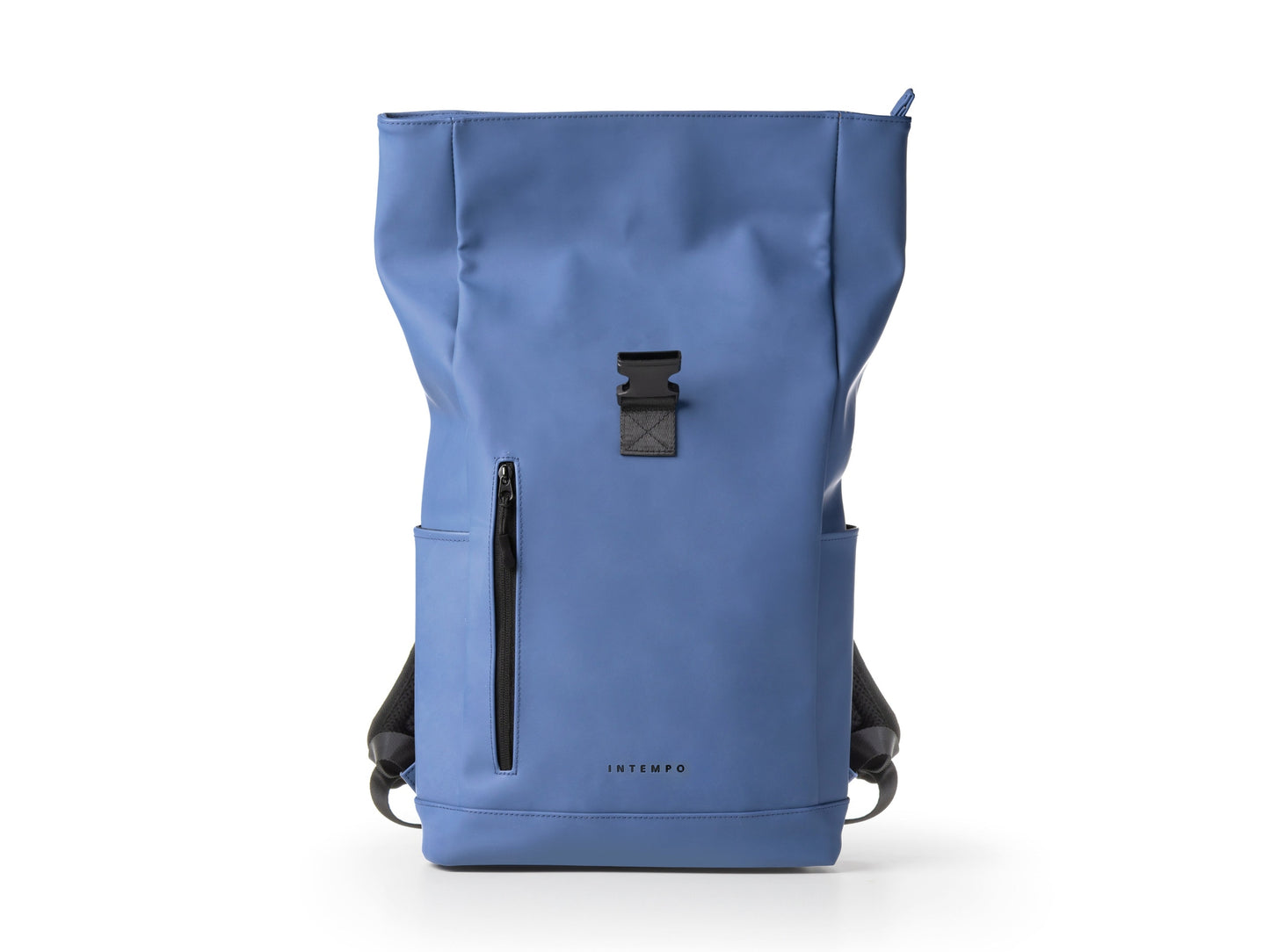 INTEMPO ZAINO ROLL-TOP DROP IN GOMMA ANTIPIOGGIA BLU