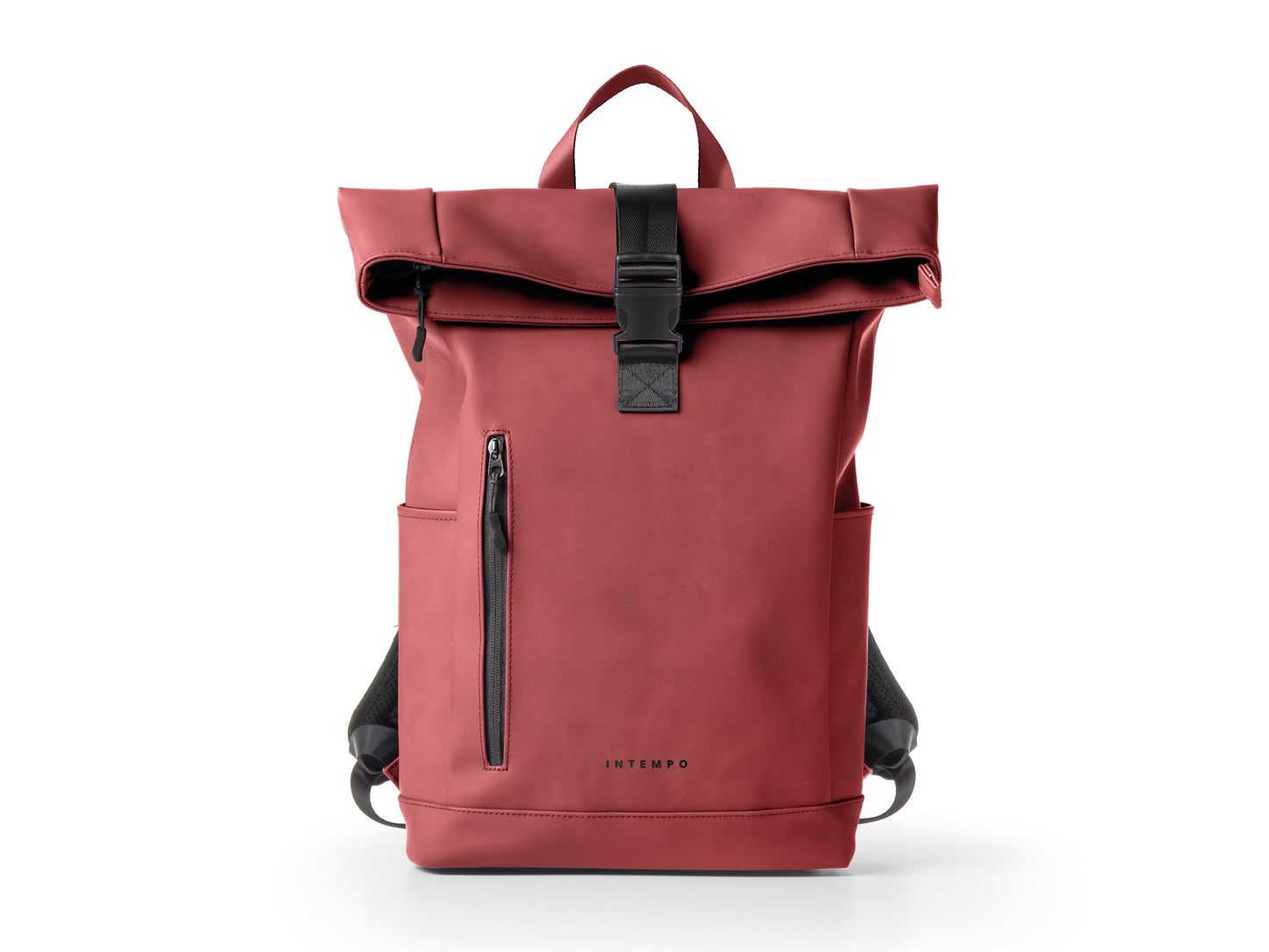 INTEMPO ZAINO ROLL-TOP DROP IN GOMMA ANTIPIOGGIA  BORDEAUX