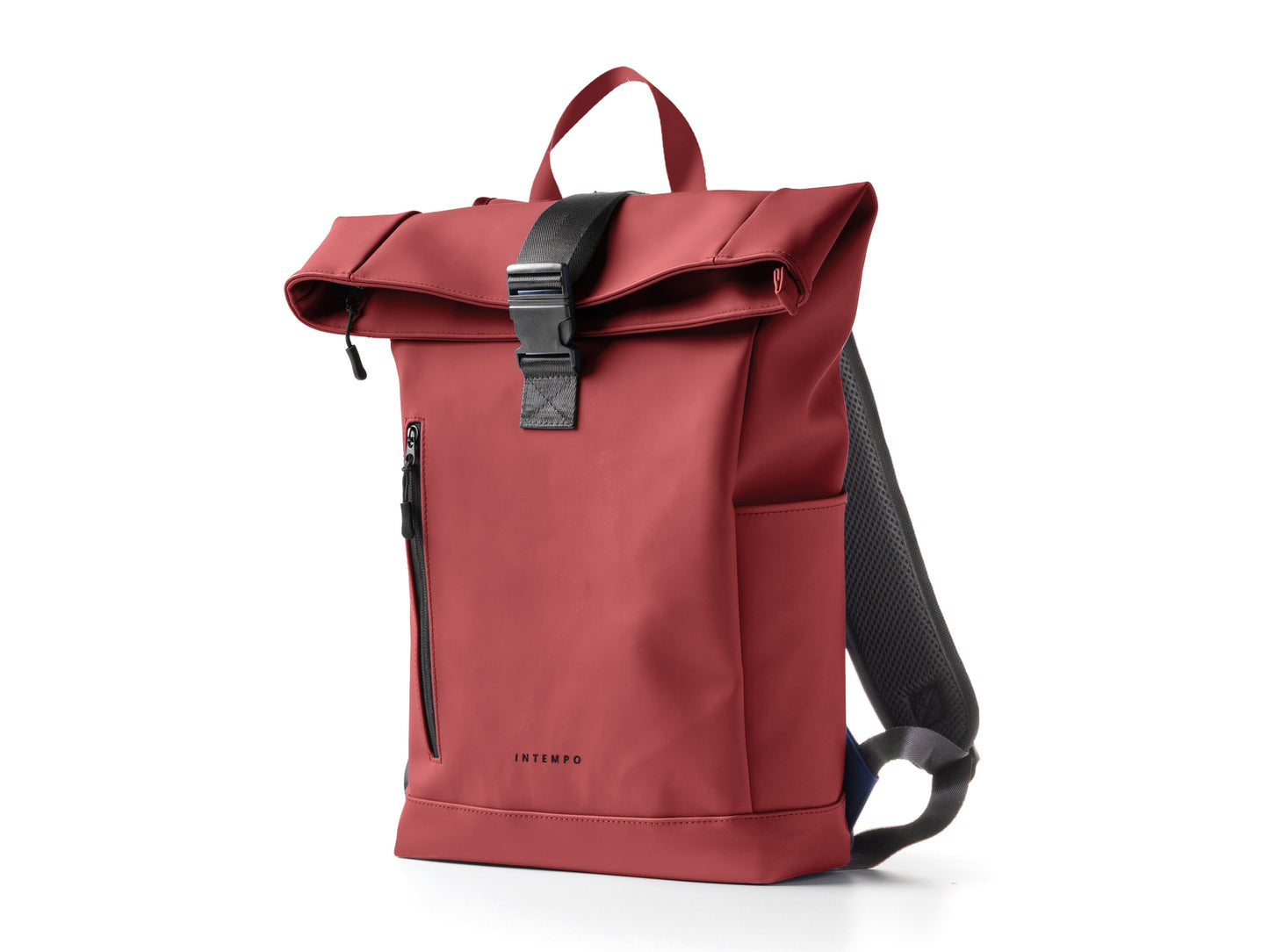 INTEMPO ZAINO ROLL-TOP DROP IN GOMMA ANTIPIOGGIA  BORDEAUX