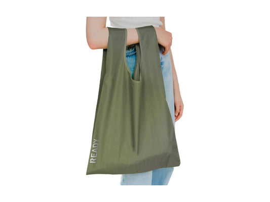 SHOPPING BAG RIPIEGABILE VERDE MILITARE