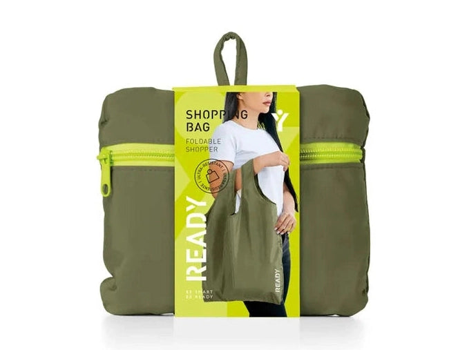 SHOPPING BAG RIPIEGABILE VERDE MILITARE