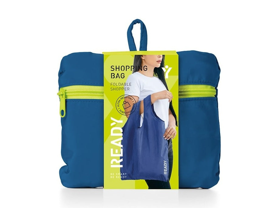 SHOPPING BAG RIPIEGABILE BLU