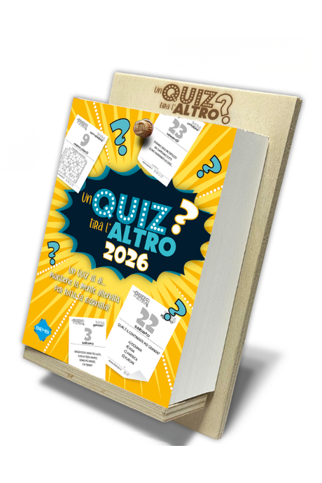 CALENDARIO UN QUIZ TIRA L'ALTRO